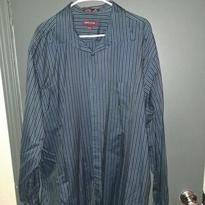 Nordstrom Blue Pinstripe Button Down Shirt